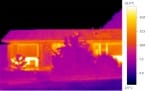 Få gratis termofoto af husets facade der viser om dine vinduer er tætte